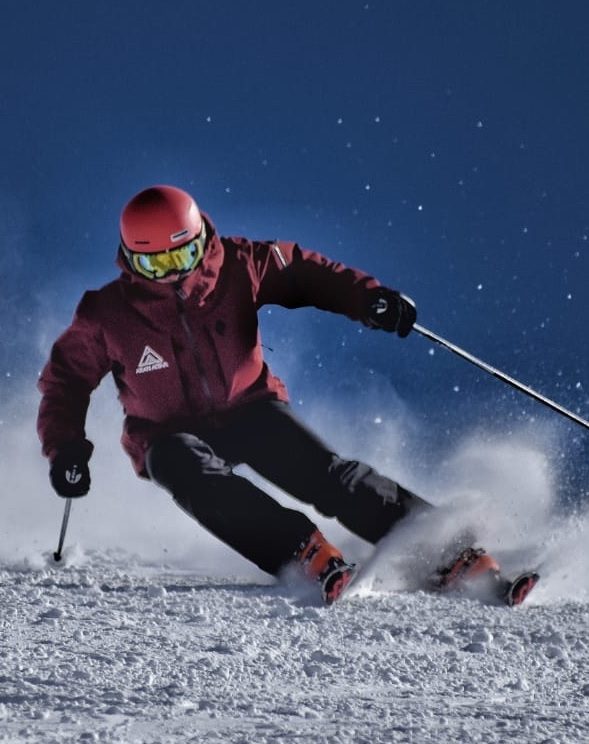 Instructor de Aran Days esquiando en Baqueira Beret
